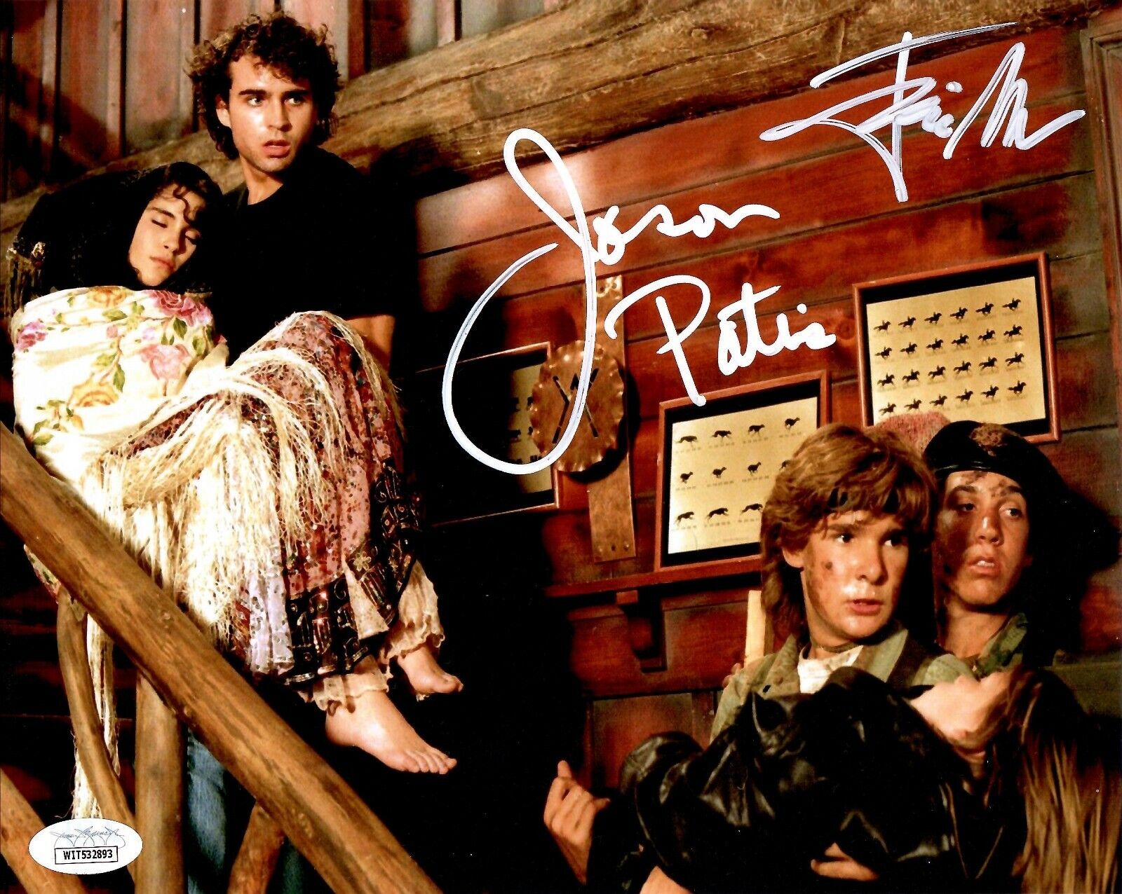 Jamison Newlander Jason Patric autographed signed 8x10 Photo Poster painting The Lost Boys JSA