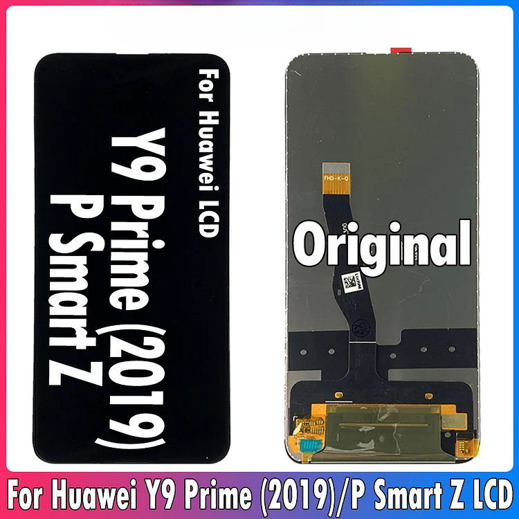 6.59" Original For Huawei P Smart Z LCD Display Touch Screen Digitizer Assembly For Huawei Y9 Prime 2019 LCD STK-LX1 Replace