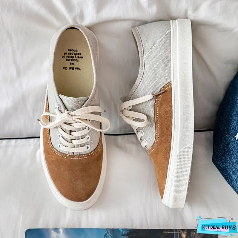 Comfortable Men's Matching Versatile Korean Canvas Shoes