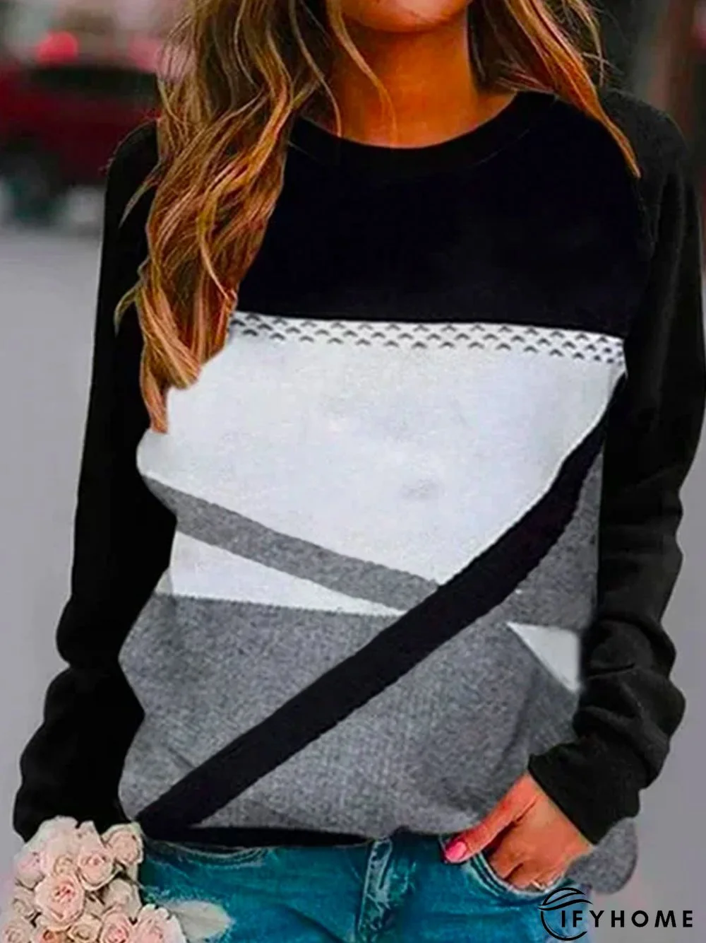 Loosen Casual Sweatshirts | IFYHOME