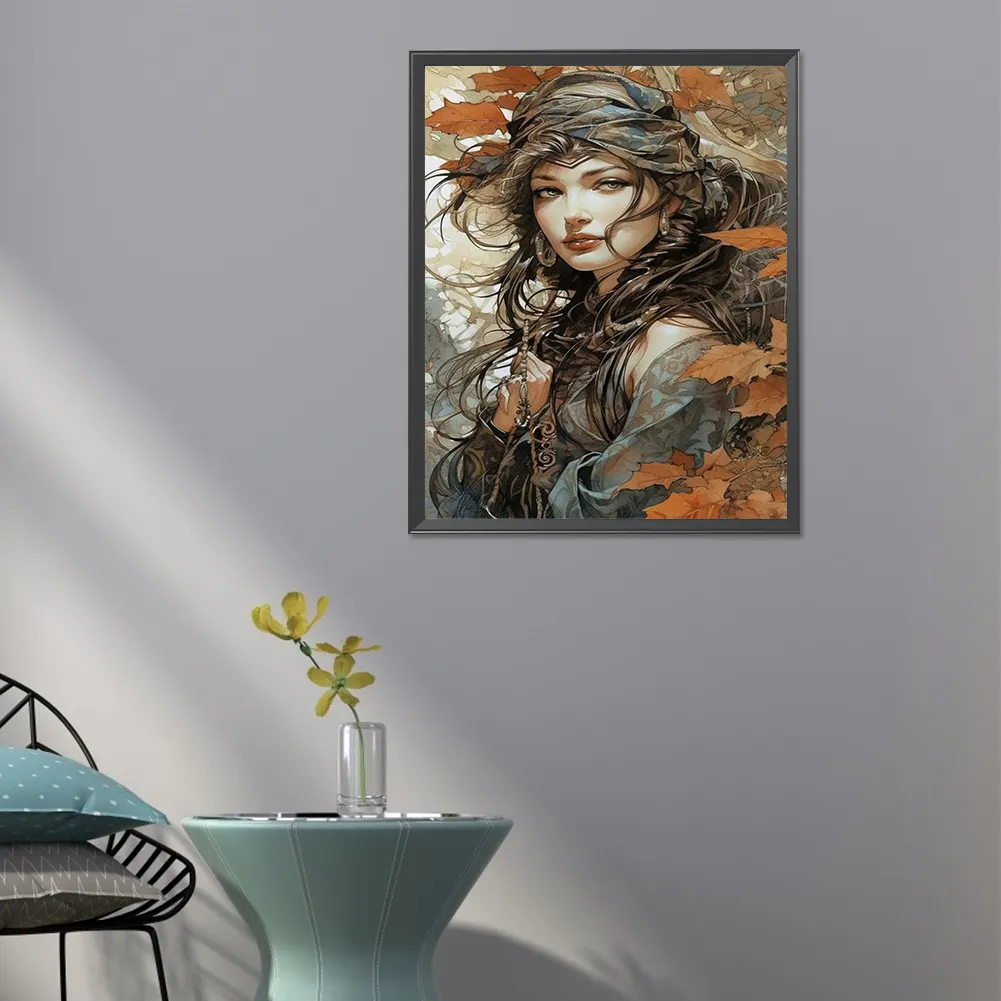 Full Round Diamond Painting 40*50cm - Girl