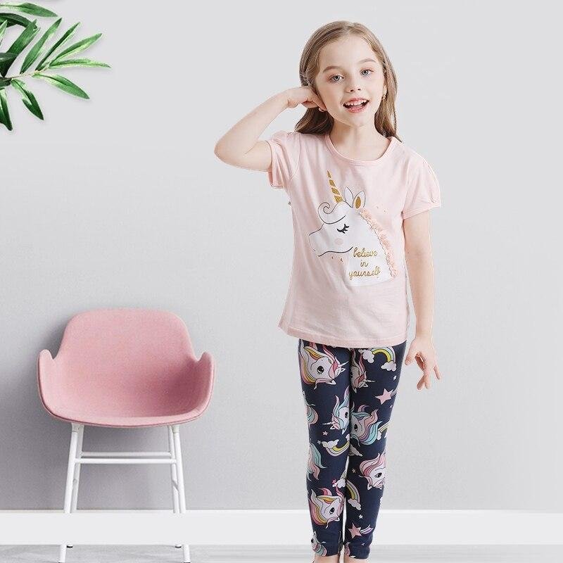 NNJXD Girls Clothing Set For Casual 2 Pcs Tops and Leggings for Girls 3-8T Cotton Casual Wear Children Clothing Kids Outfits