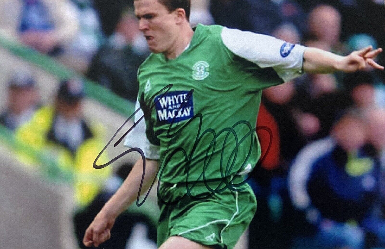 Gary Caldwell Genuine Hand Signed Hibernian 6X4 Photo Poster painting