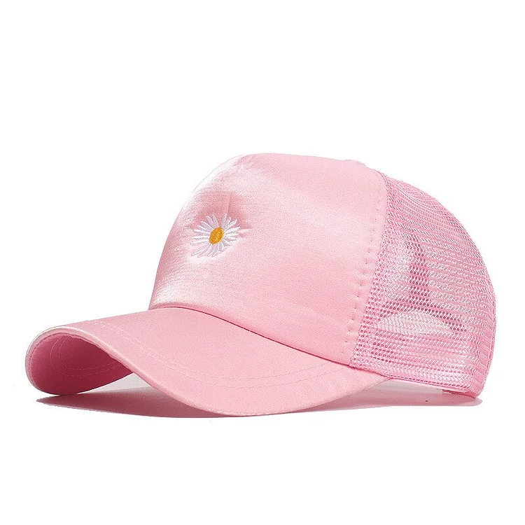 2023Spring SummerBaseball Cap For Women Men Little Daisies Embroidery Outdoor Sports Hats Snapback Hat Casual Sun Caps