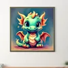>SALE<5D DIY Full Round Drill Diamond Painting Dragon Kit Home Decoration 30x30cm