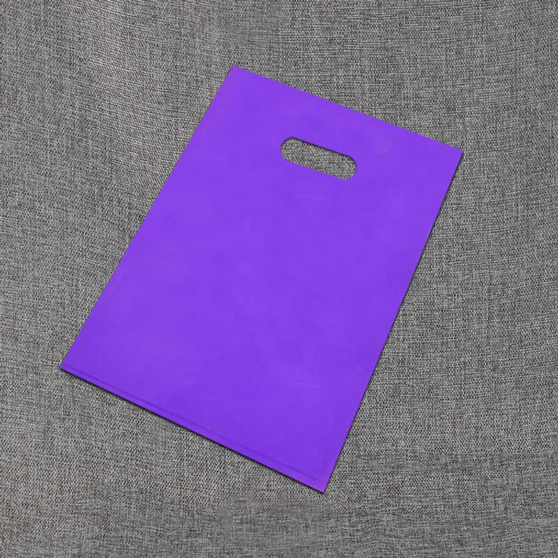 Factory Pe Flat Clothing Store Bag Advertising Bag Gift Plastic Four-finger Portable Packaging Bag Printable Logo