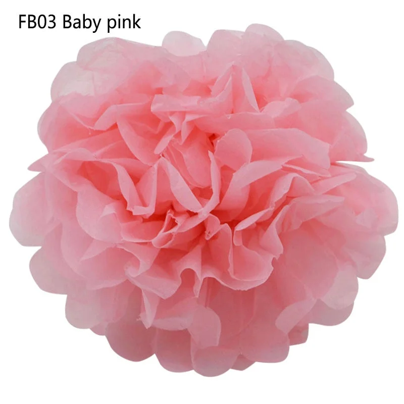 5PCS Handmade 6 (15CM) Tissue Paper Pom Poms Paper Flower Ball For Home Garden Party Wedding Birthday&Wedding Car Decoration