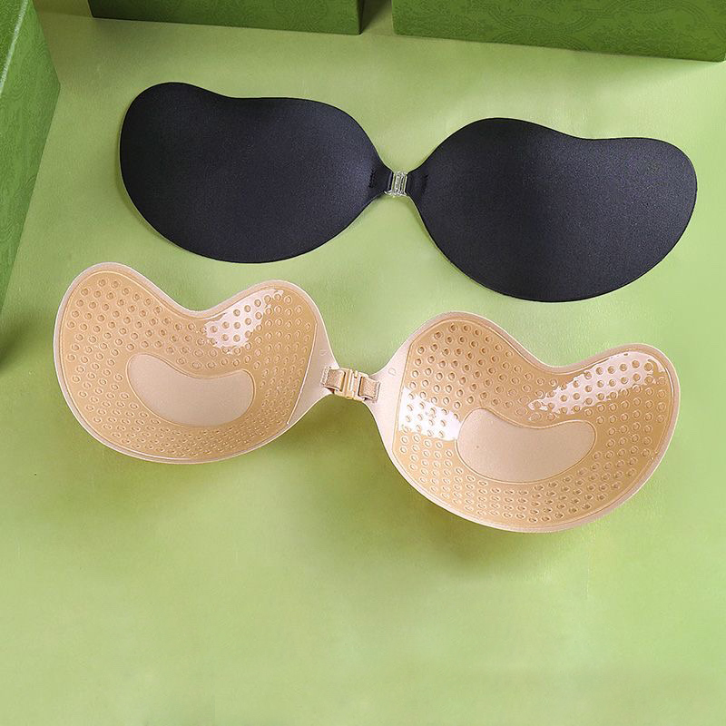 Aiyuzuo 1/2pcs Invisible Strapless Adhesive Stick Bra Push Up Bras Women Lingerie Seamless Silicone Nipple Covers Bralette Underwear