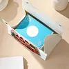 Gnome Christmas Truck DIY PULeather Diamond Painting Tissue Box for Adults Beginners Large Size Diamond Art Paper Storage Holder for Living Room Bathroom Table Decor