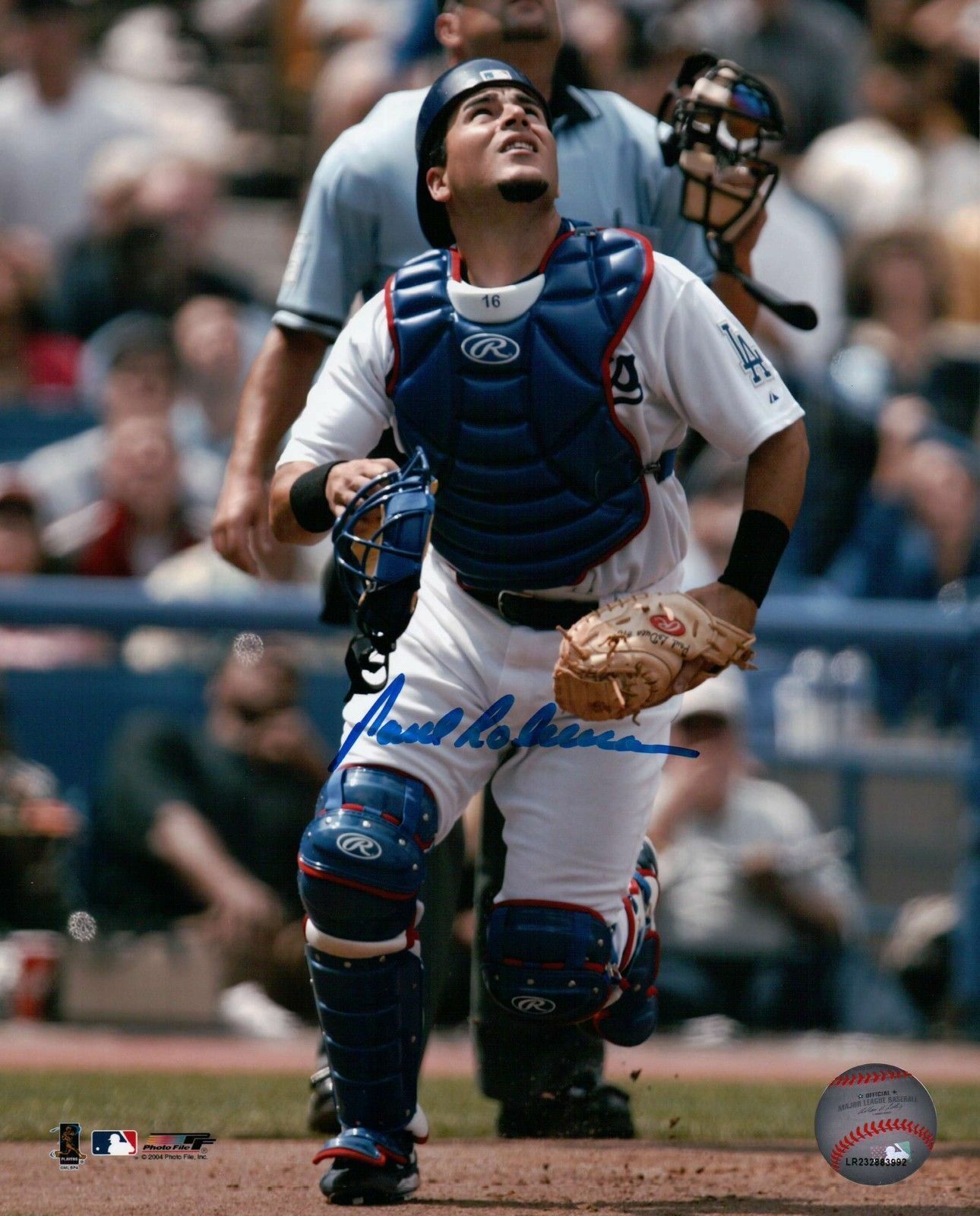 Paul Lo Duca Signed 8X10 Photo Poster painting Autograph Los Angeles Dodgers Pop Fly Auto w/COA