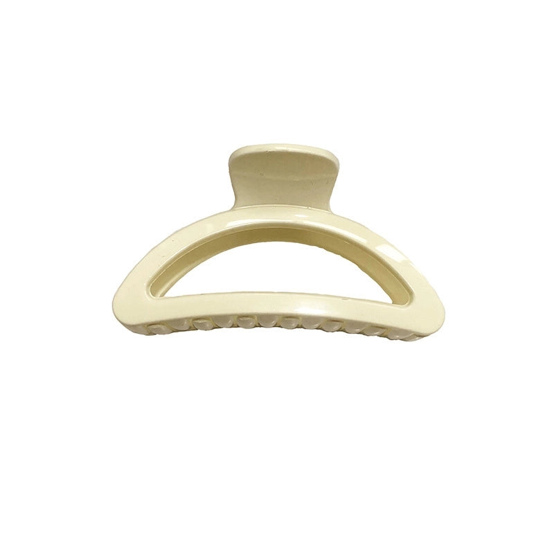 Minimalist Solid Color Arylic Hair Claws