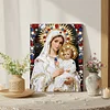 Framed Diamond Painting - Special Shaped - Our Lady (30x40cm)