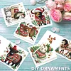 6PCS DIY Diamond Art Greeting Cards Christmas Animal Congratulations Cards Gift