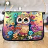 Special Shape Owl 5D DIY Diamond Painting Clutch Bag for Women Girls Gifts