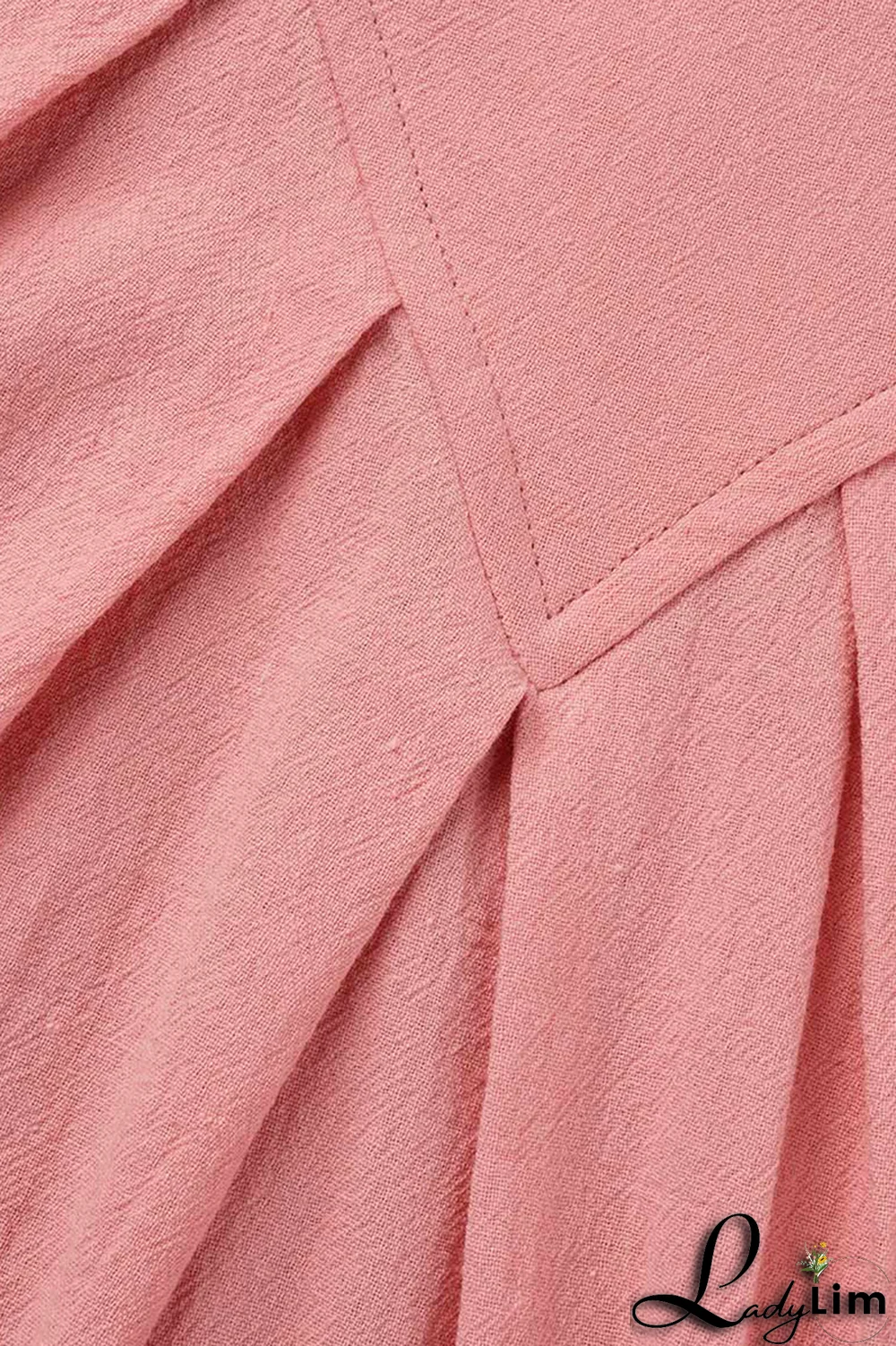 Yellow Casual Solid Patchwork O Neck Straight Dresses