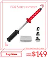 WOYO PDR100 Car Paintless Dent Repair Tool with Steel Tabs Kit Set, Automotive Reusable Slide Hammer With Cold Glue PDR Tools