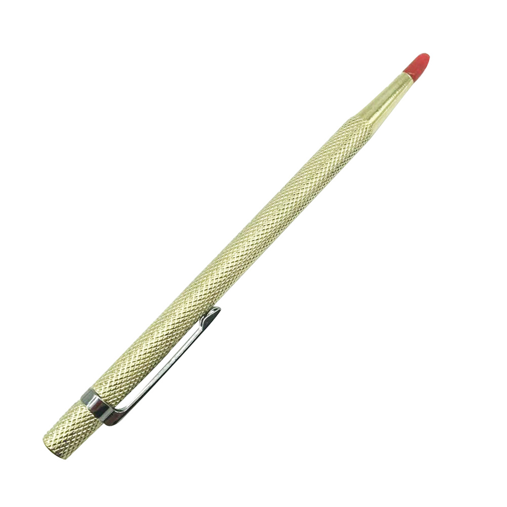 

Tungsten Carbide Tip Scriber Pen Diamond Glass Ceramic Engraving Hand Tool, Gold, 501 Original