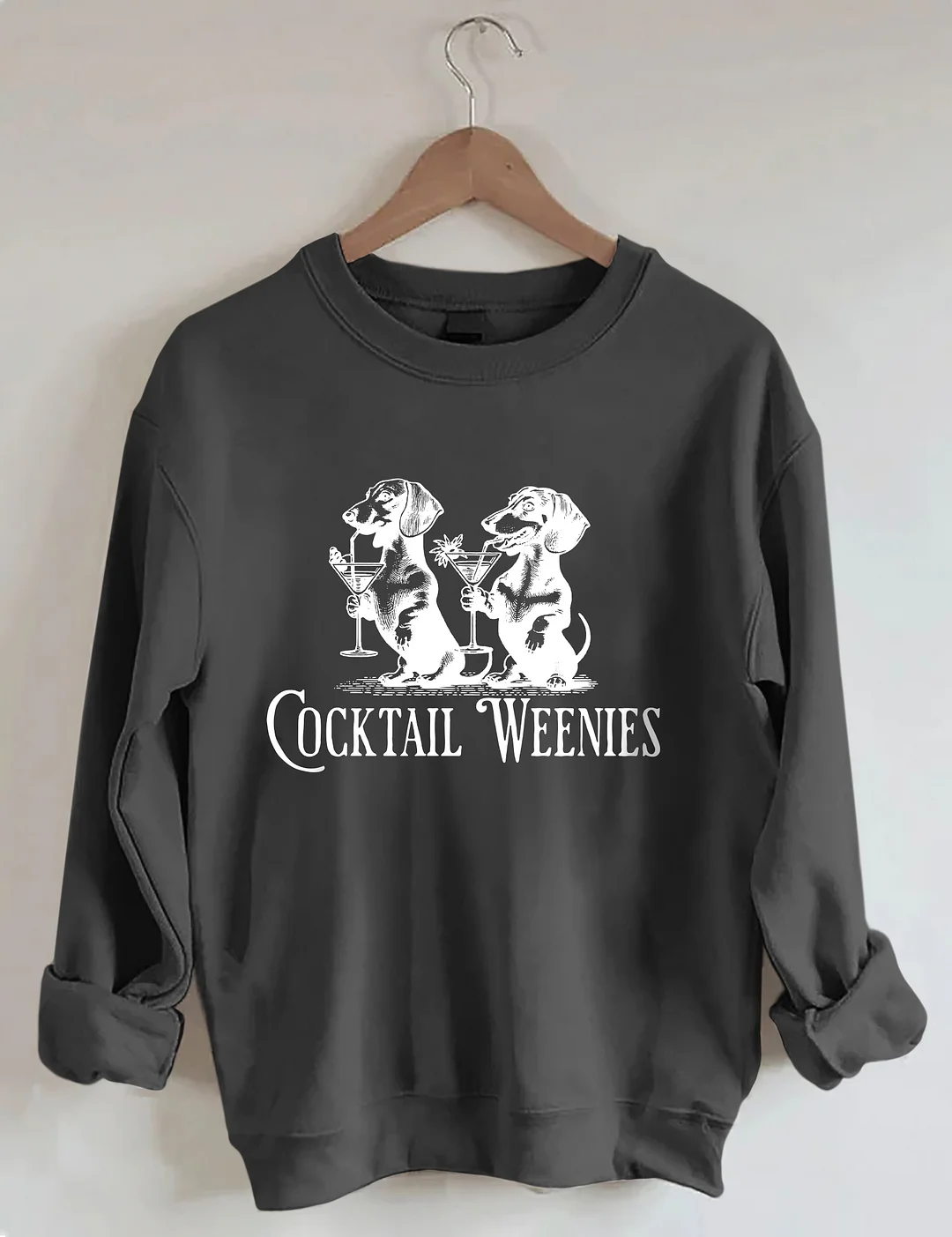 Cocktail Weenies Dachshund Sweatshirt