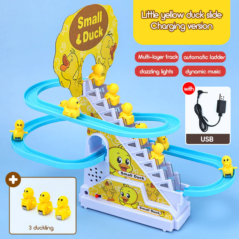 🦆Electric Duck Slide Track With Lights And Music🦆 - tree - Codlins