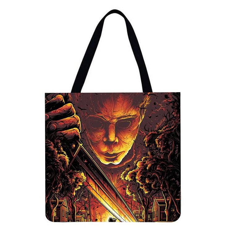 Movie Cartoon - Linen Tote Bag