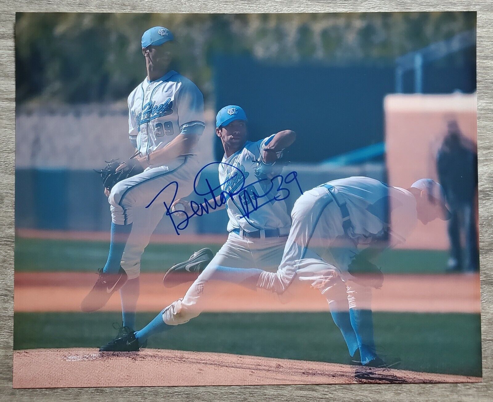 Benton Moss Signed 8x10 Photo Poster painting Montgomery Biscuits MLB RAD