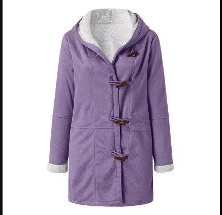 Women's Long Sherpa Lined Jacket