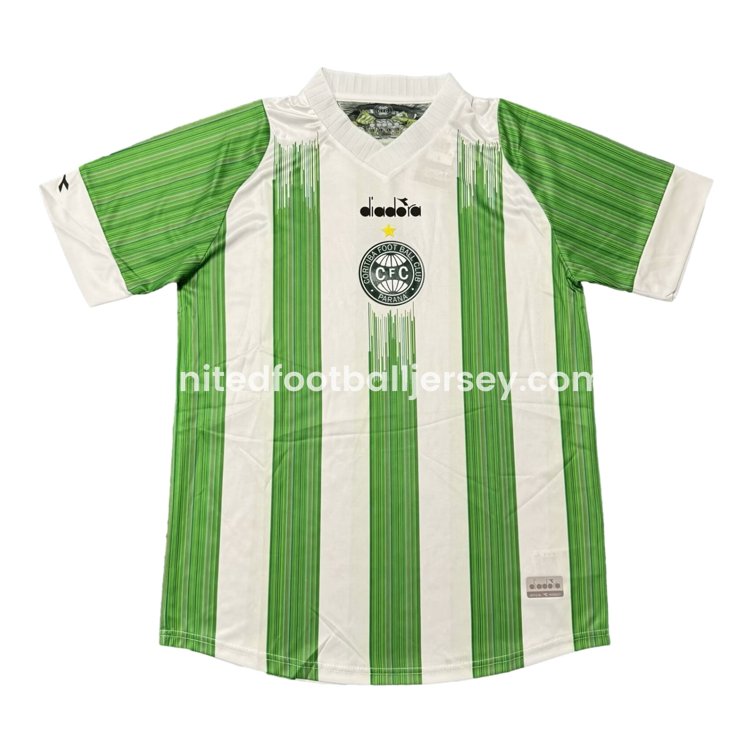 Coritiba 24-25 Home Unsponsored Jersey - Fans Version