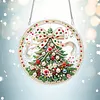 XMAS DIY Acrylic Special Shape Diamond Painting Hanging Pendant Hanging Kit