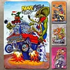 [US Local Warehouse]4PCS Rat Fink - Vintage Metal Signs Set - 30*40cm