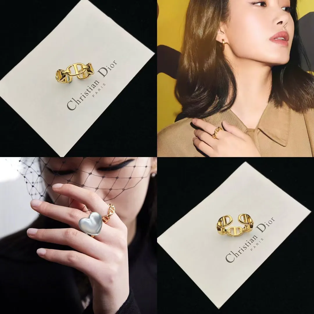 Dior CD Connected Open Ring
