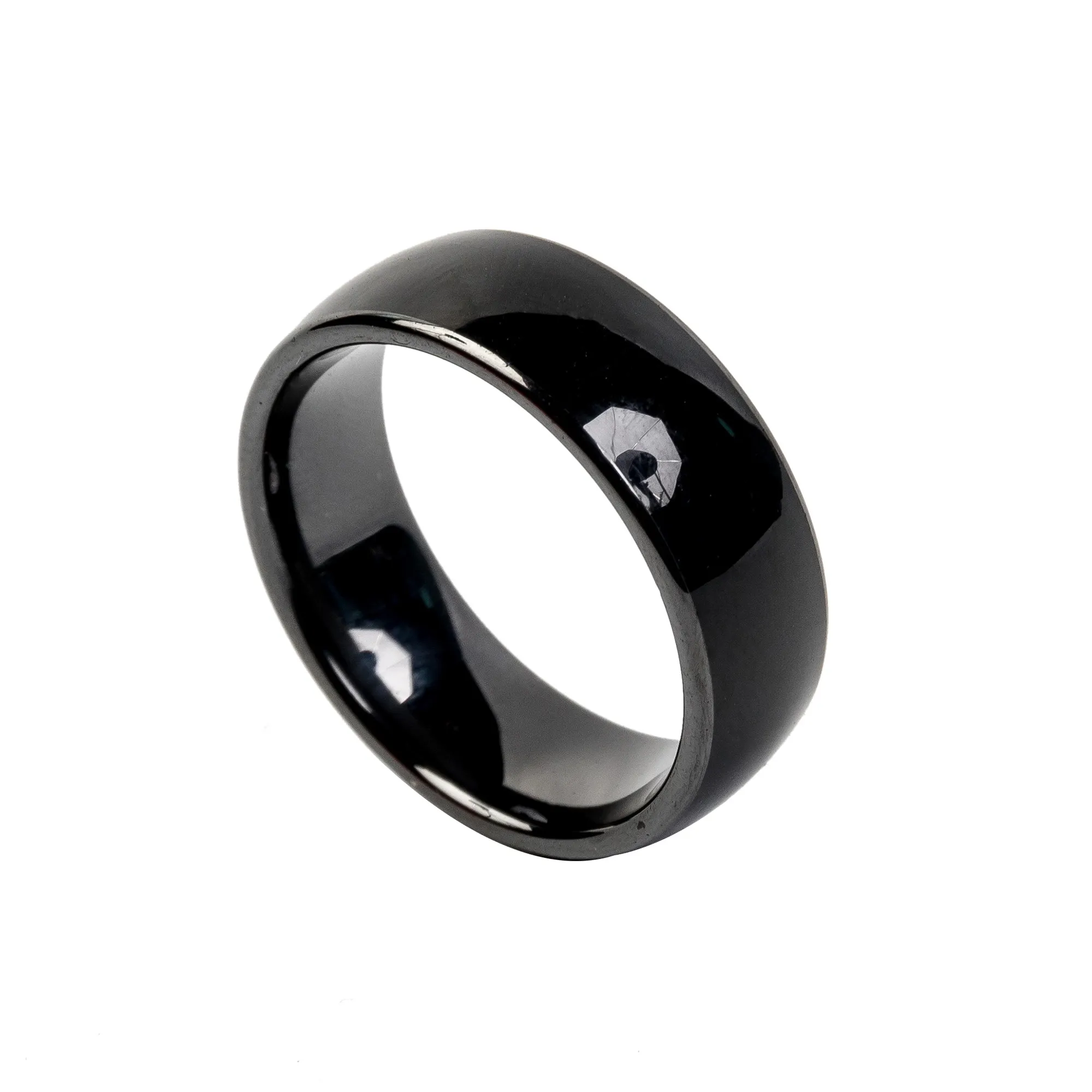 Customized Logo 13.56MHz NFC Smart Key Ring RFID Ceramics Rings for Social Media