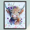 Highland Cattle-11CT Stamped Cross Stitch 40*50cm