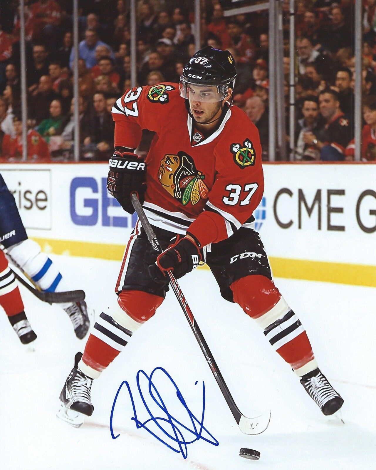 Brandon Pirri Signed 8×10 Photo Poster painting Chicago Blackhawks Autographed COA