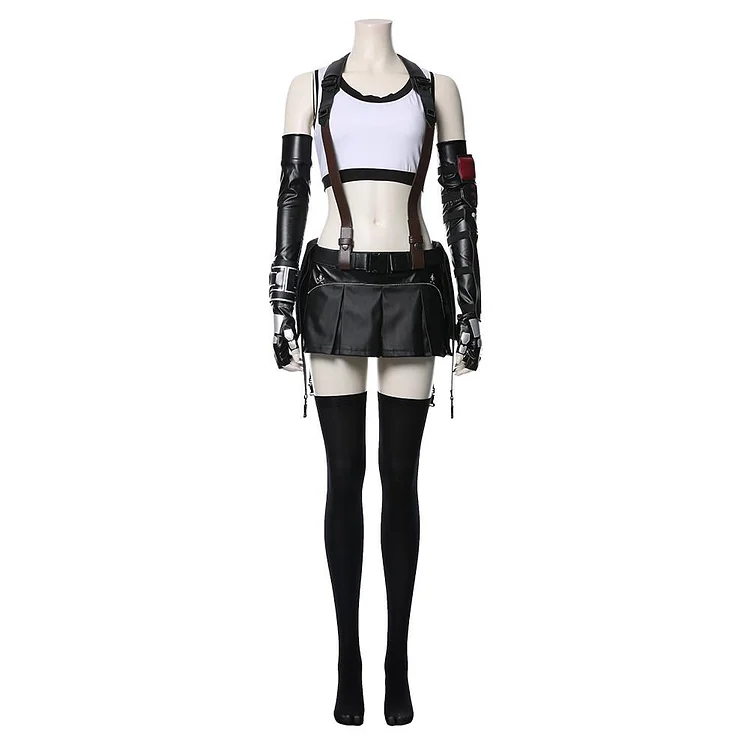 Final Fantasy VII Remake Tifa Lockhart Cosplay Costume Halloween Carnival Suit
