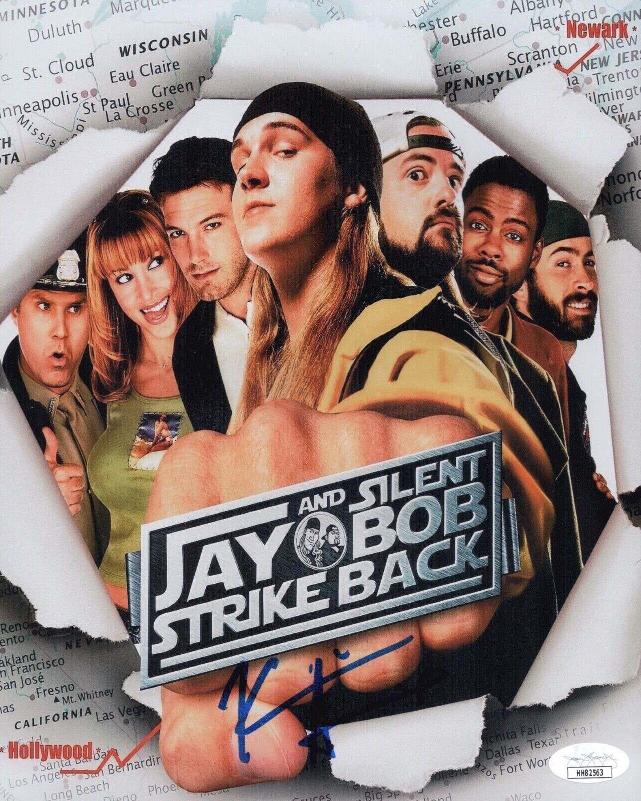 KEVIN SMITH Signed JAY & SILENT BOB 8x10 Photo Poster painting IN PERSON Autograph JSA COA Cert