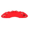 2pcs Car Disc Brake Caliper Cover Modification Brake Caliper Cover (Red L)