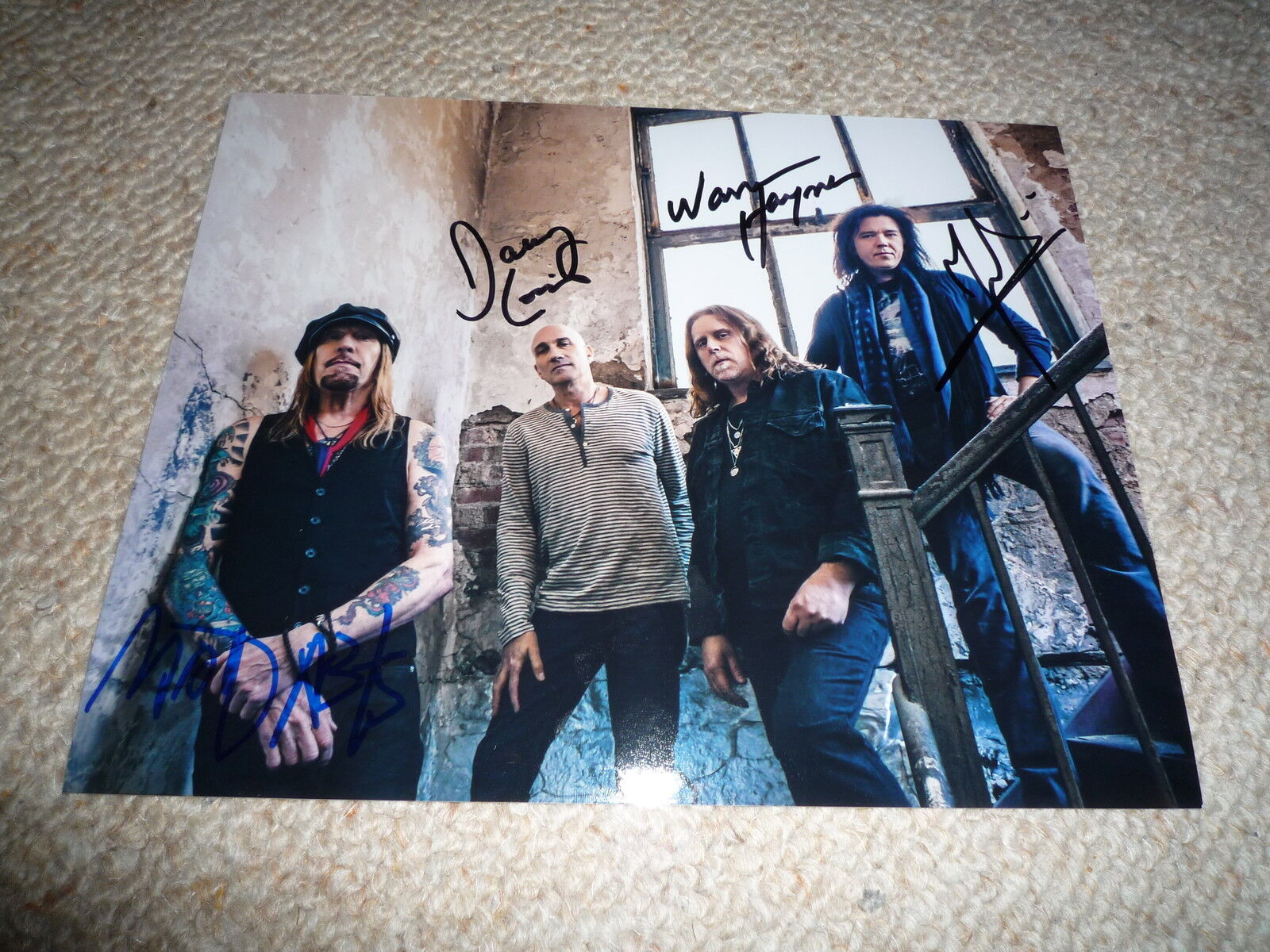 GOV'T MULE signed autograph In Person 8x10 (20x25 cm) full band WARREN HAYNES