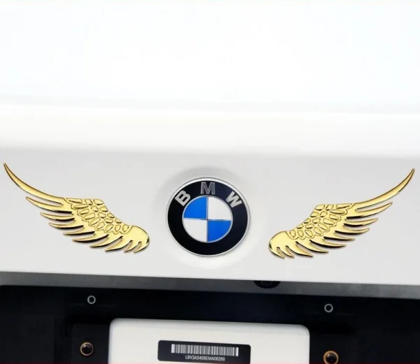 Car Decoration Wings Three-dimensional Car Logo Personalized Decoration [one pair]