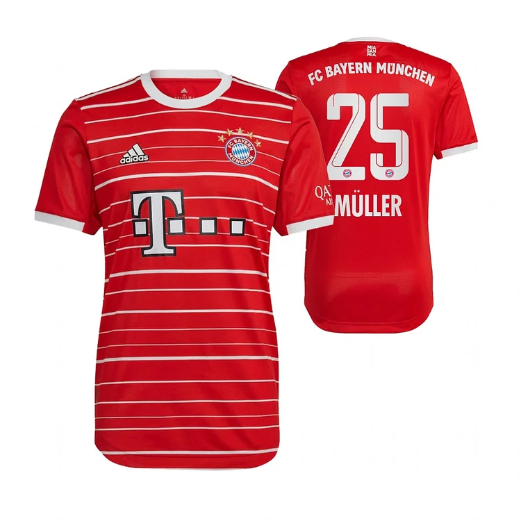 Maillot Bayern Munich Thomas Müller 25 Domicile 2022-2023