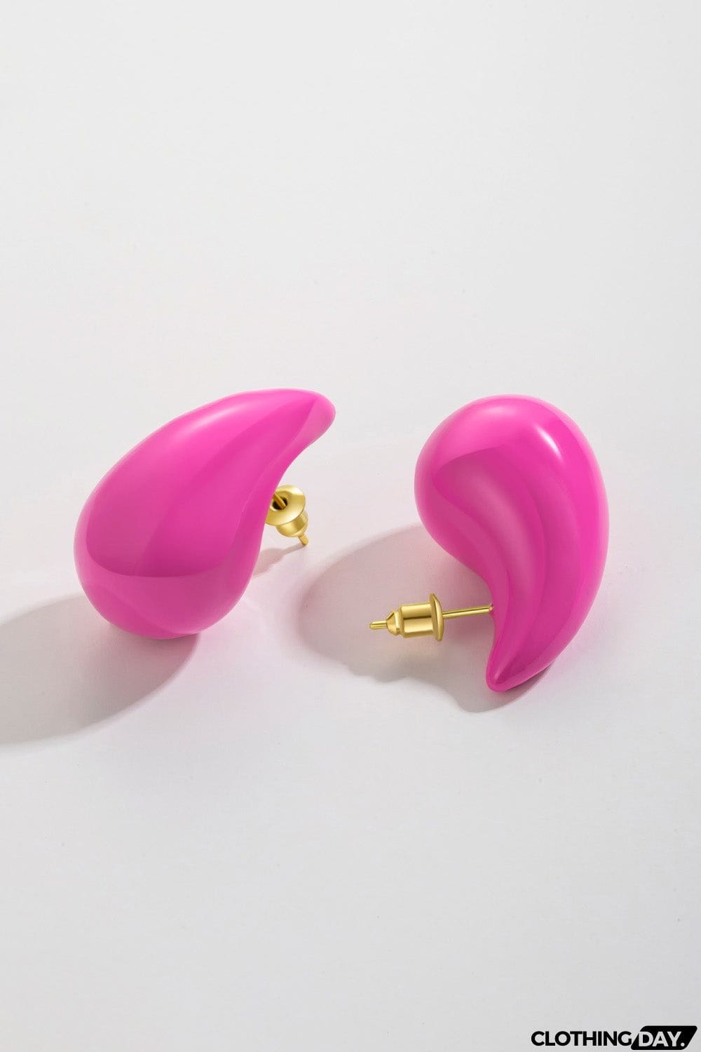 Big Size Water Drop Brass Earrings