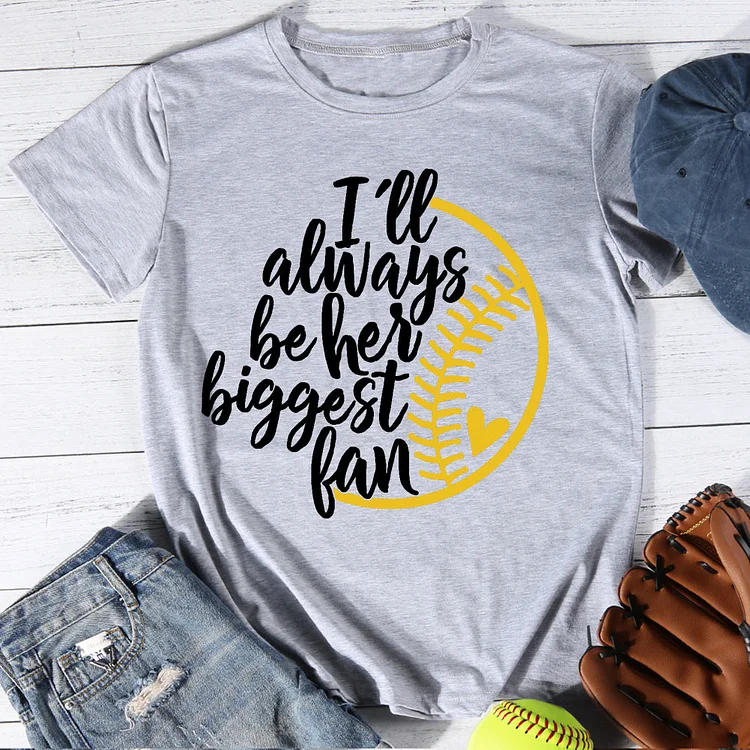 Biggest Fan Softball T-shirt Tee -013374-Annaletters