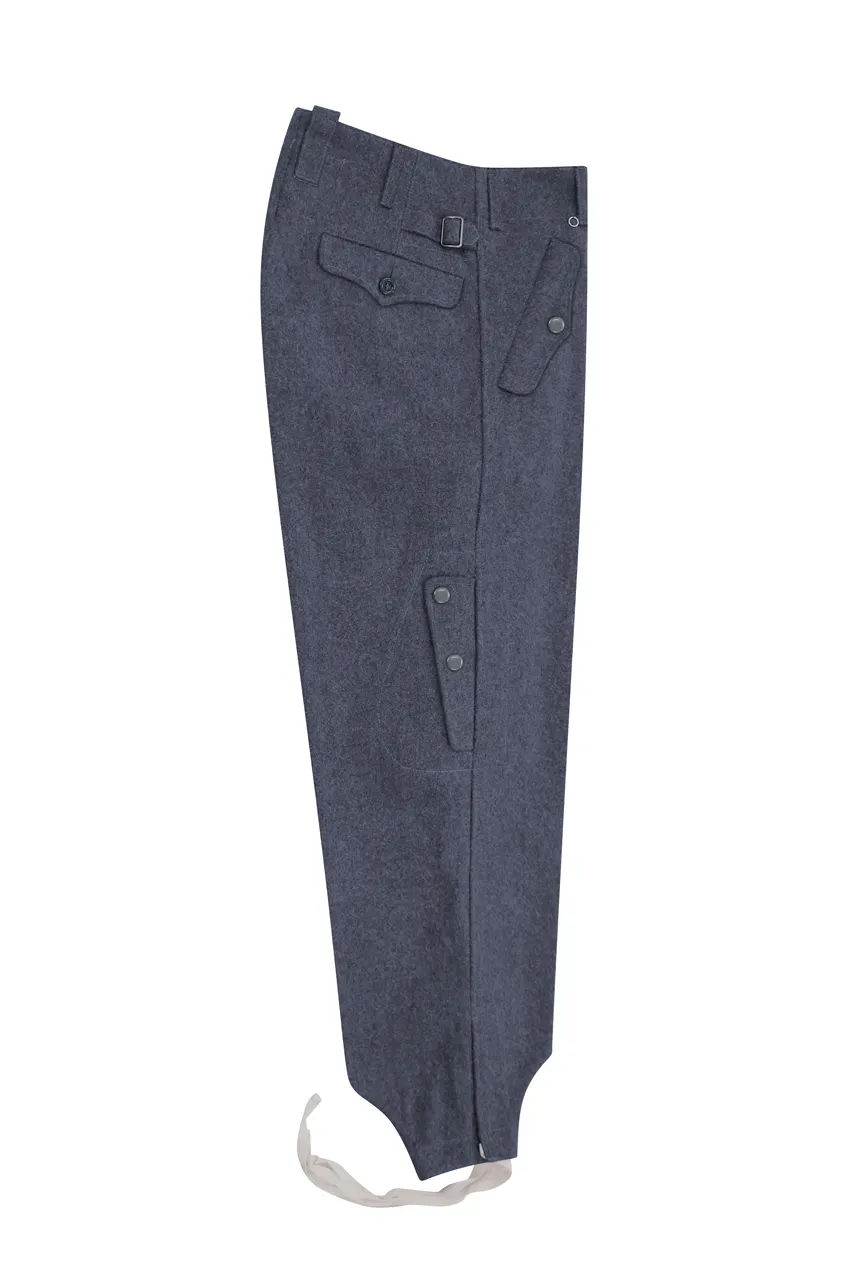  Luftwaffe German Fallschirmj&auml;ger M38 Blue Grey Wool Jump Trousers German-Uniform