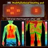 USB Rechargeable Heated Sleeping Bag Pad 3 Heat Levels 5 Heating Zones for Tent