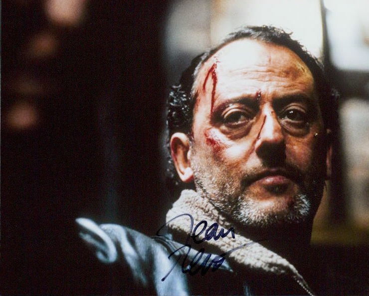 Jean Reno (The Professional) signed in-person 8x10 Photo Poster painting COA