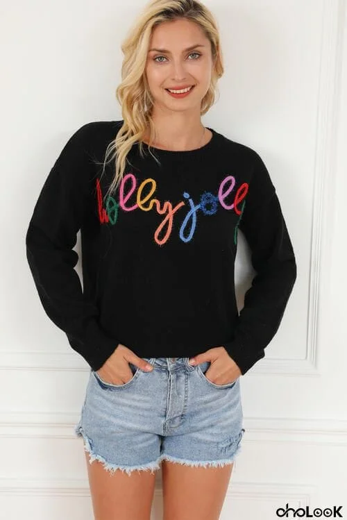 Round Neck Long Sleeve Sweater