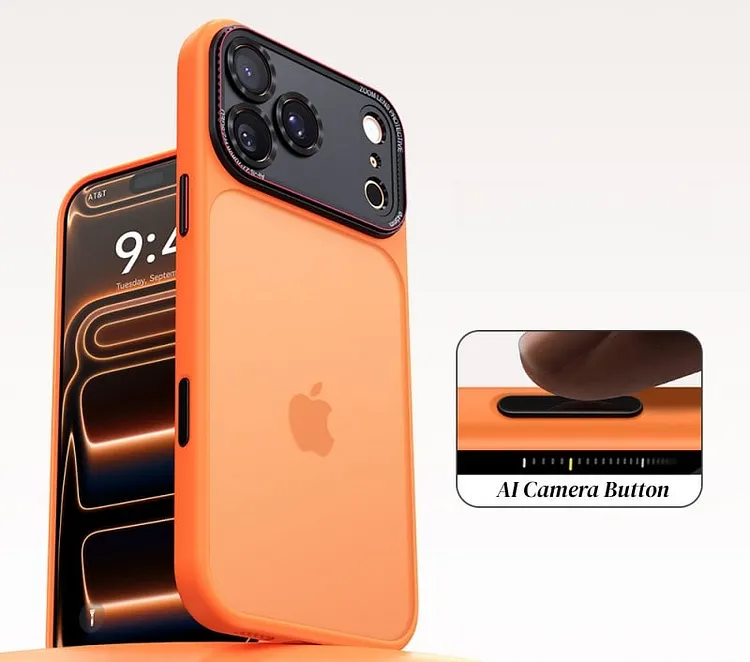 Frosted Magnetic Case with Full Lens Coverage &mdash; Compatible with iPhone 17 ProMax 