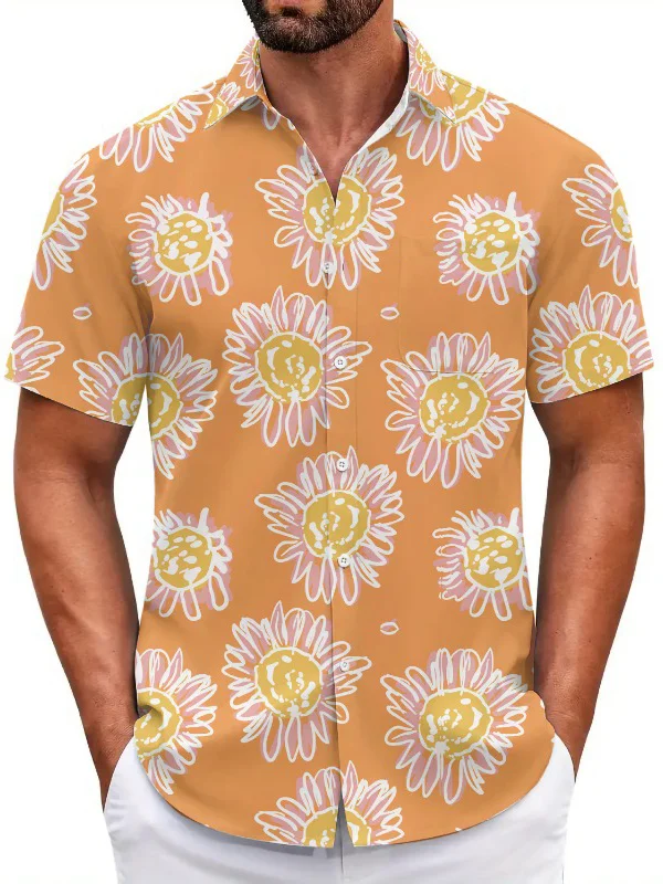 Hawaii West Coast Holiday Style Short Sleeves