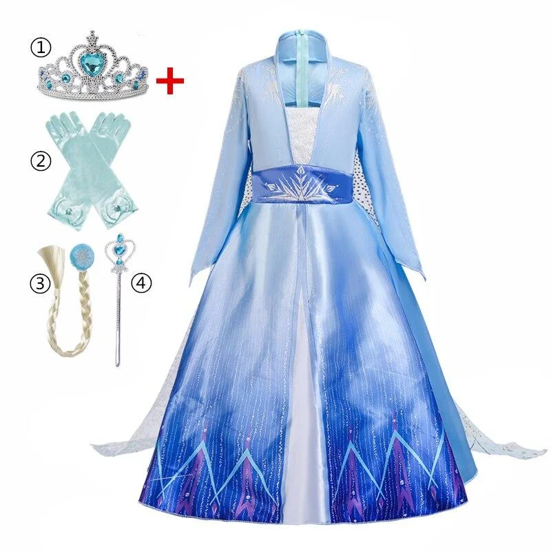 Children Fantasia Halloween Cosplay Costumes Party Princess Dress Christmas Kids Dresses For Girls Dress