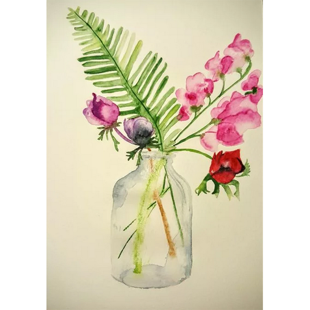 

30*40cm - Painting By Numbers - Flower, 501 Original
