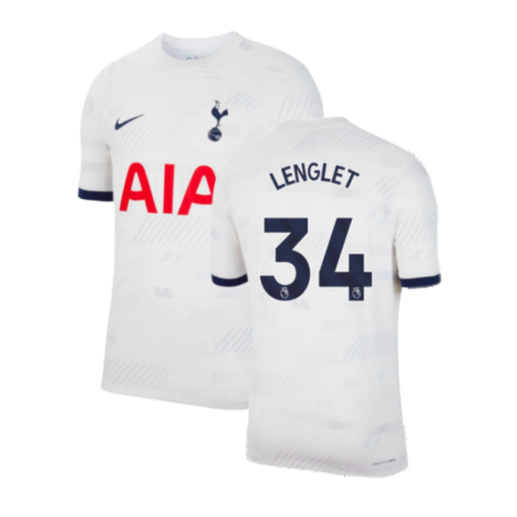 Tottenham Hotspur Clement Lenglet 34 Home Shirt Kit 2023-2024